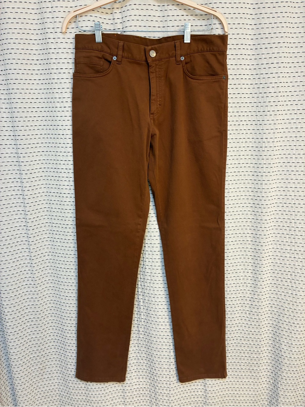 Men's Brown Chinos - Classic Straight Fit
